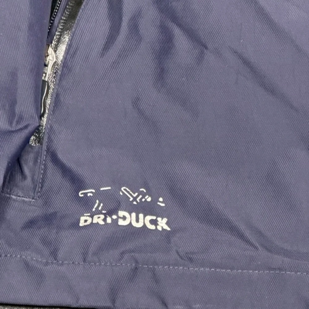 Dri Duck‎ Mens Budweiser Windbreaker Jacket Navy Blue Full Zip Hooded Large 5068